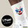 Unisex Socken Horrorclown Halloween Größe 37/46 White Motiv Tennissocken