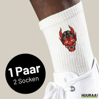 Unisex Socken Oni Yōkai Japanische Mythologie Baumwolle