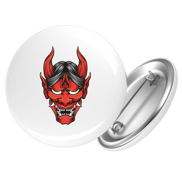 Button Oni Yōkai Japanische Mythologie rund