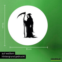 Aufkleber Sensenmann Tod 10cm