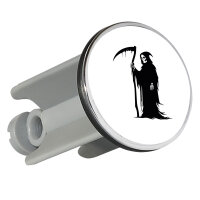 Waschbeckenstöpsel Sensenmann Tod 4cm