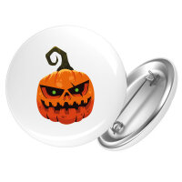 Button Halloweenkürbis Kürbis rund