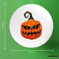 Button Halloweenkürbis Kürbis