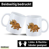 Kaffeetasse Triceratops Dinosaurier 330ml