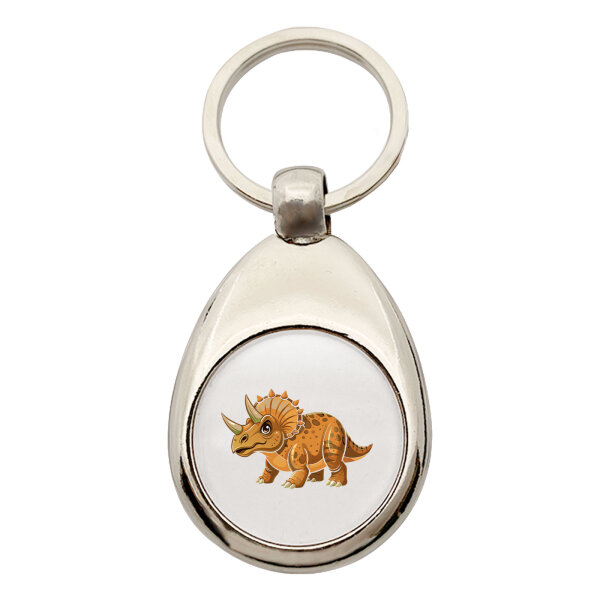 Schlüsselanhänger Triceratops Dinosaurier