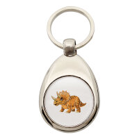 Schlüsselanhänger Triceratops Dinosaurier