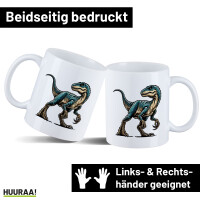 Kaffeetasse Velociraptor Dinosaurier 330ml