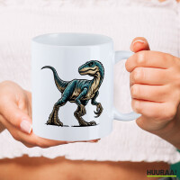 Kaffeetasse Velociraptor Dinosaurier 330ml