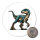 Magnet Velociraptor Dinosaurier 59mm Kühlschrankmagnet