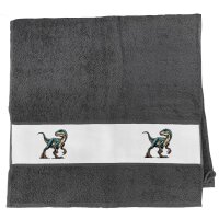 Handtuch Velociraptor Dinosaurier 50x100cm