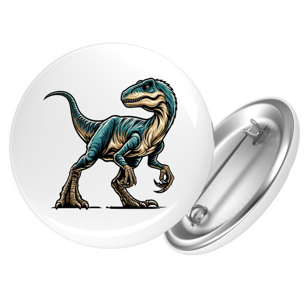 Button Velociraptor Dinosaurier