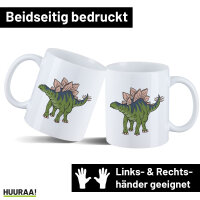 Kaffeetasse Stegosaurus Dinosaurier 330ml