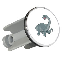 Waschbeckenstöpsel Brachiosaurus Dinosaurier 4cm...