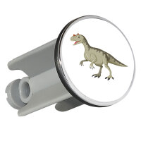Waschbeckenst&ouml;psel Allosaurus Dinosaurier 4cm