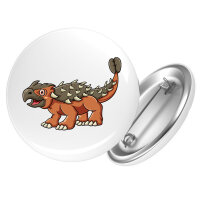 Button Ankylosaurus Dinosaurier