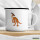Emaille Tasse Parasaurolophus Dinosaurier 300ml Vintage Emaille Becher