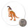 Magnet Parasaurolophus Dinosaurier 59mm Kühlschrankmagnet