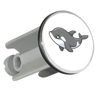 Waschbeckenstöpsel Orka Killerwal 4cm Abflussstopfen