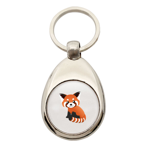 Schlüsselanhänger Roter Panda Comic