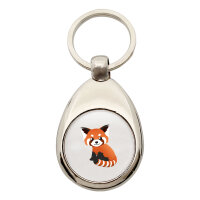 Schlüsselanhänger Roter Panda Comic