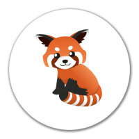 Aufkleber Roter Panda Comic 10cm