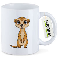 Kaffeetasse Erdmännchen Comic 330ml