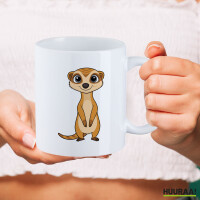 Kaffeetasse Erdmännchen Comic 330ml
