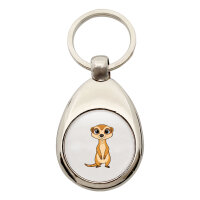 Schlüsselanhänger Erdmännchen Comic