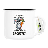 Emaille Tasse viele Möhren.. Ich habe die...