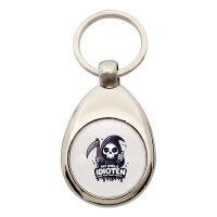 Schlüsselanhänger So viele Idioten nur eine Sense Sensenmann