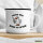 Emaille Tasse Peace was never an option Gans 300ml Vintage Emaille Becher