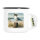 Emaille Tasse Käpitän Möwe Strand Küste 300ml Vintage Emaille Becher