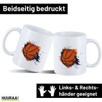Kaffeetasse Basketball bunt 330ml