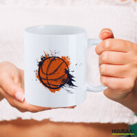 Kaffeetasse Basketball bunt 330ml