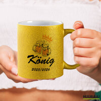 Glitzertasse König 2025/26 Schützenfest 330ml