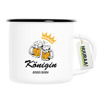 Emaille Tasse Königin 2025/26 Schützenfest...