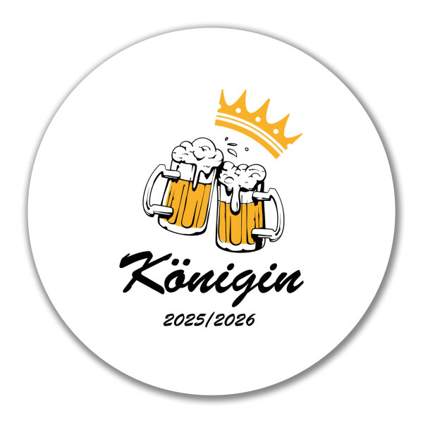Aufkleber Königin 2025/26 Schützenfest 10cm