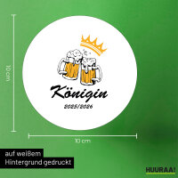 Aufkleber Königin 2025/26 Schützenfest 10cm