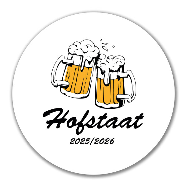 Aufkleber Hofstaat 2025/26 Schützenfest 10cm