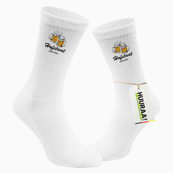 Unisex Socken Hofstaat 2025/26 Schützenfest Größe 37/46 White Motiv Tennissocken