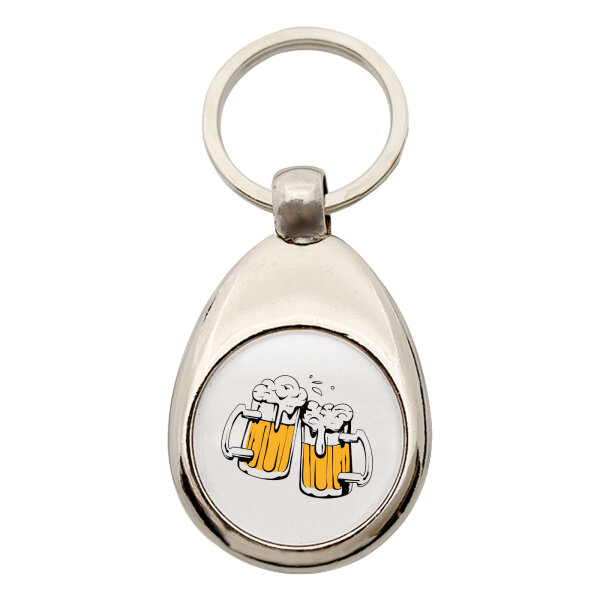 Schlüsselanhänger Bierkrüge anstoßen Schützenfest
