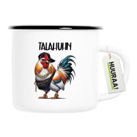 Emaille Tasse Talahuhn Meme Talahon 300ml Vintage Emaille...