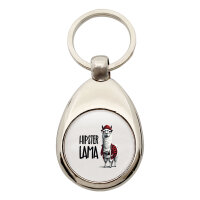 Schlüsselanhänger Hipser Lama Comic Meme...