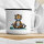 Emaille Tasse Yoga Tiger Comic 300ml Vintage