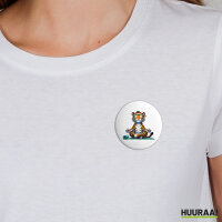 Button Yoga Tiger Comic