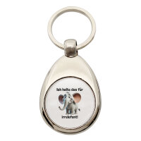 Schlüsselanhänger Ich halte das für irrelefant Elefant Meme