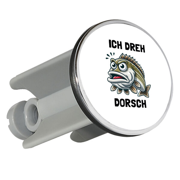 Waschbeckenstöpsel Ich dreh Dorsch Comic Meme 4cm Abflussstopfen
