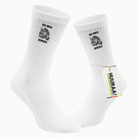 Unisex Socken Ich dreh Dorsch Comic Meme Größe 37/46 White Motiv Tennissocken