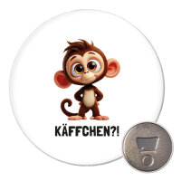 Magnet Käffchen? Affe Äffchen Meme 59mm...