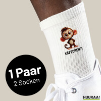 Unisex Socken Käffchen? Affe Äffchen Meme...